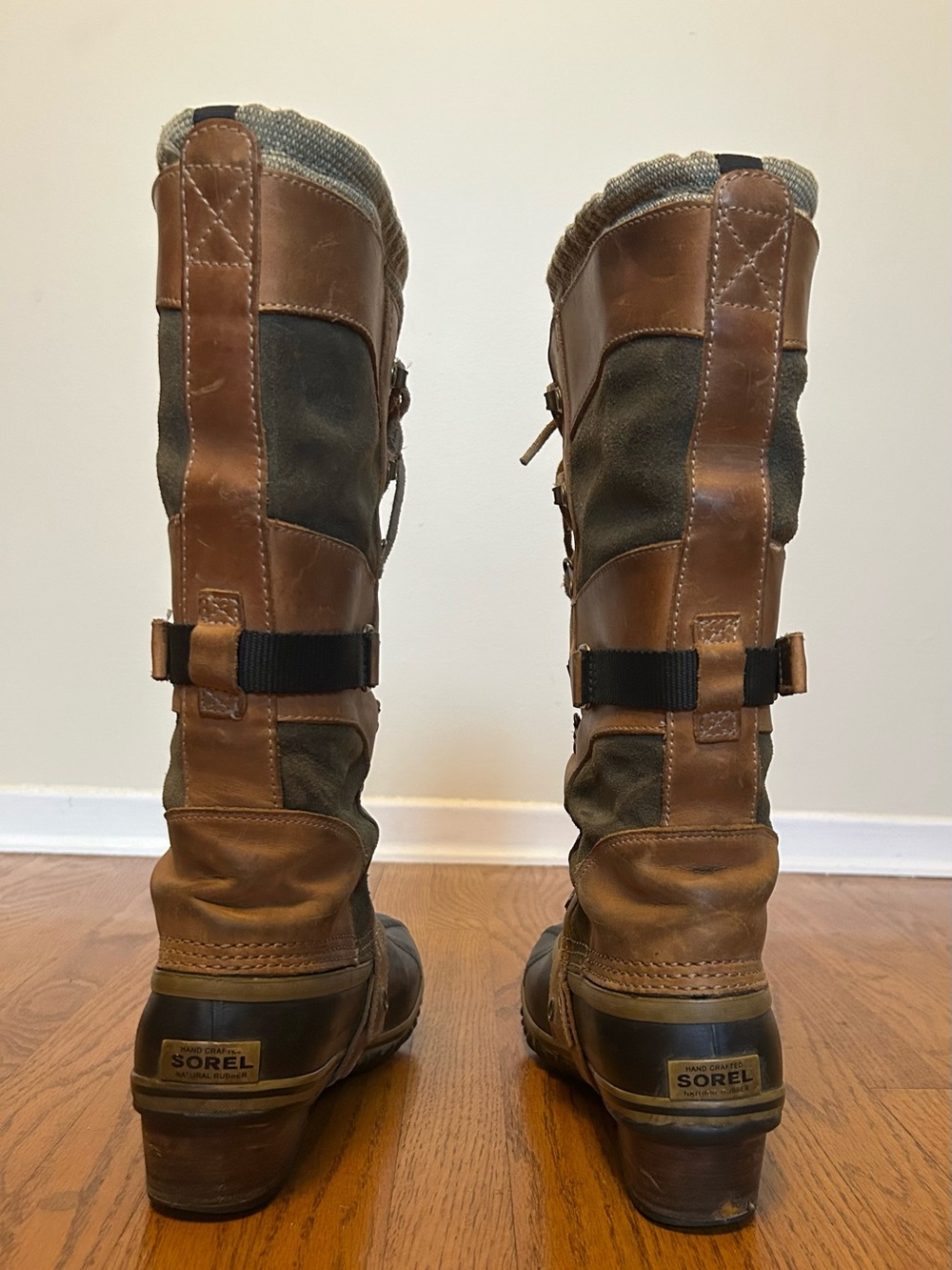 Sorel Conquest Carly Lace-Up Women's Tall Boots Size 8.5 - Picture 4 of 6